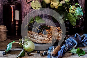 Sliced Rustic Apple Pie