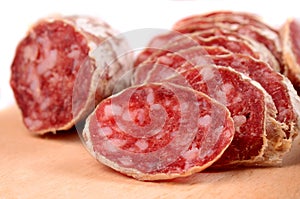 Sliced salami