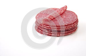 Sliced salami
