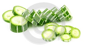 Sliced Snake gourd