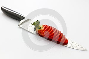 Sliced strawberry