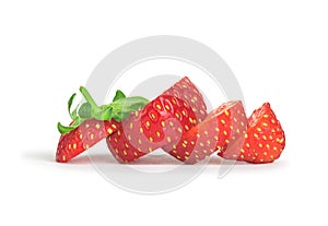 Sliced strawberry