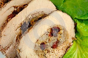 Sliced Stuffed Pork Roast