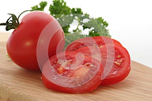 Sliced tomato