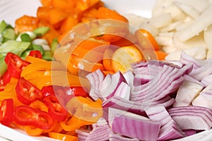 Sliced Vegetables