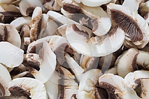 Sliced White Button Mushrooms