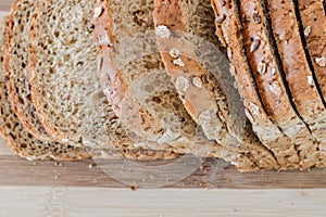 Sliced whole Grain Bread macro