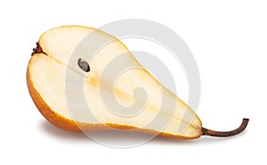 Sliced yellow pear