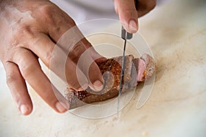 Sliced â€‹â€‹Roast Duck