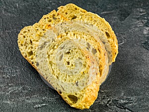 Slices of Baked Corn Bread