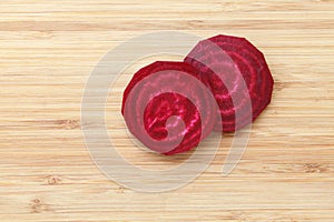 Slices of beet photo