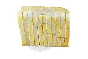 Slices of bread in stack