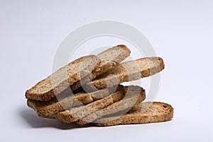 Slices of brown bread