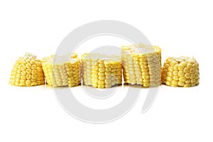 Slices of Corn Cob
