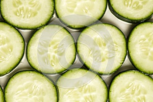 Slices of cucumber