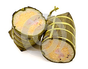Cylindrical glutinous rice cakes