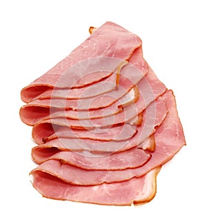 Slices of delicious ham