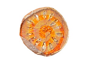 Slices Of Dried Bael Fruit.