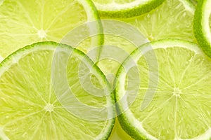 slices of fresh lime