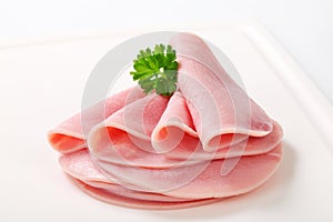 Slices of ham