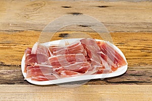 slices of Iberian ham