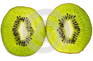 slices of kiwi fruit