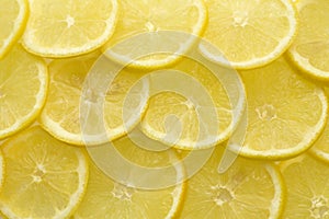 Slices of lemon background
