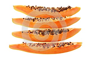 Slices of Papaya