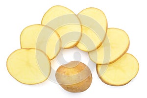 Slices of potato