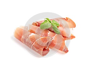 Slices of Prosciutto, Spanish Jamon Cut, Parma Ham