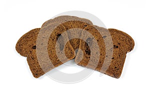 Slices Pumpernickel Bread photo