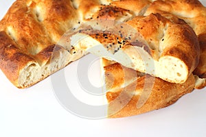 Slices of Ramadan Pita (Ramazan Pidesi) photo