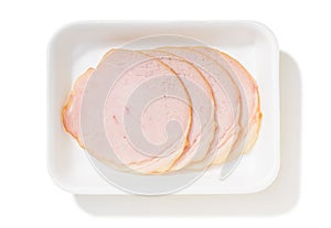 Slices of Roll Ham with Rind