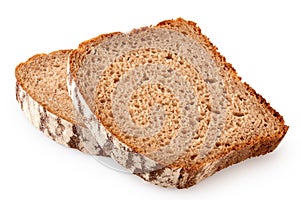 Slices of rye bread