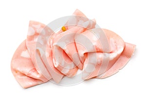 Slices of Sausage Mortadella