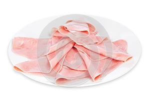 Slices of tasty ham