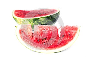 Slices of tasty water melon, close up