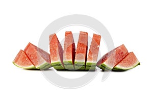 Slices of watermelons