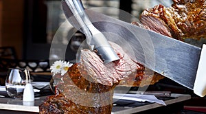 Slicing Barbecue