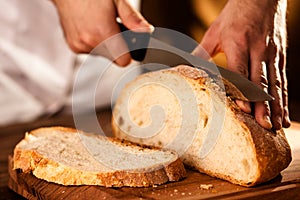 Krájanie chlieb 