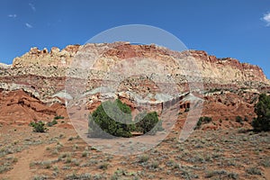 Slick Rock Divide in Capitol Reef National Park. Utah