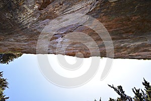 Naturally polished slickenside rock at Corona Heights Park, San Francisco, 5. photo