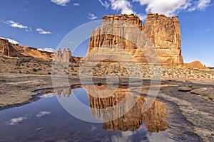 Slickrock Pool Reflections