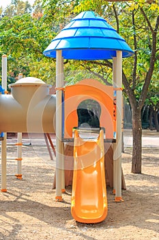 Slide at ÃÂ¡hildren playground Multi - Unit