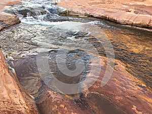 Slide Rock State Park in Oak Creek Canyon, Arizona.