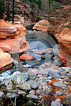 Slide Rock Winter