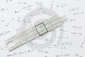 Slide rule and calculations