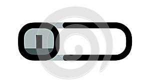 Slider Toggle Switch for On Off Functionality Icon, vector design Generative AI