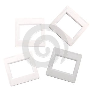 A slides isolated on a white background