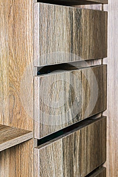 Sliding doors and drawers drawer. modern materials